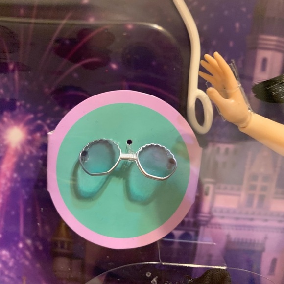 Disney Ariel Doll in Purple and Black Ensemble - Picture 13 of 14